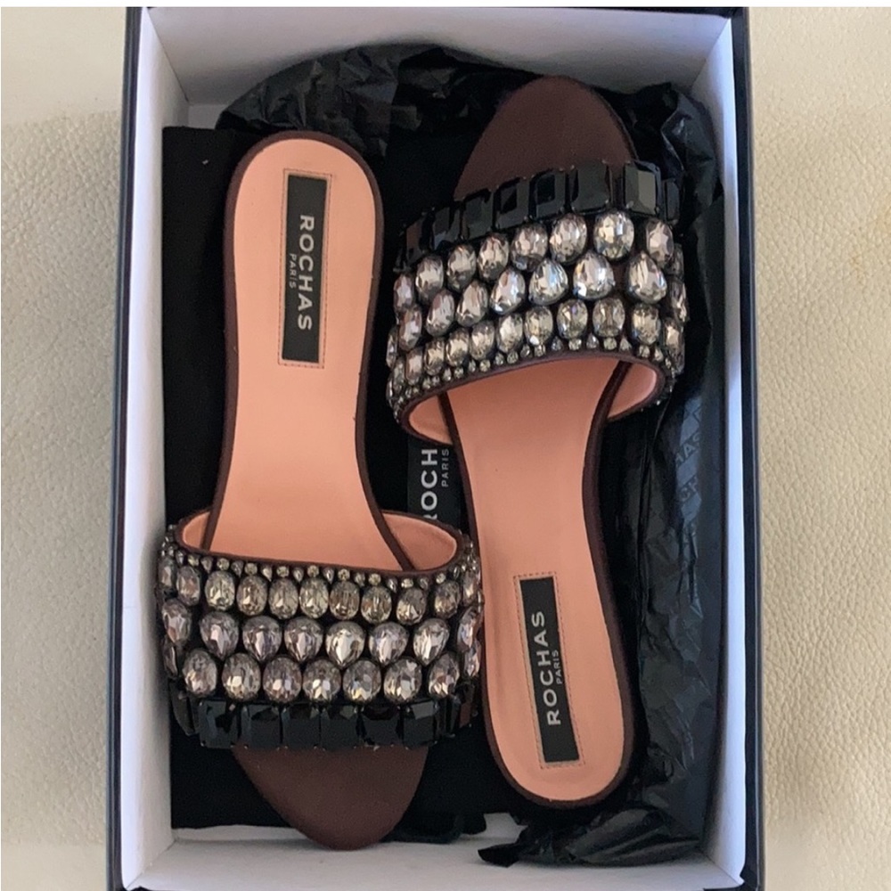 Rochas Paris Pallanza Jet Black Dazzled
Sandal